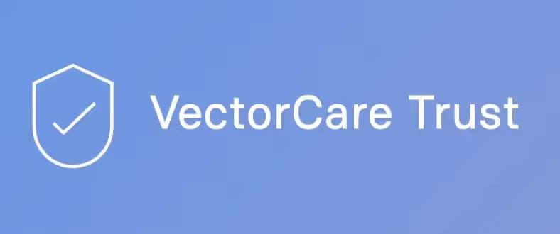 VectorCare Trust credentialing interface showing verified vendor profiles and compliance status